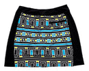 EP Sport Black, Lime & Blue Geo Print Golf Skort Size S-2