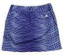 Adidas Purple & Periwinkle Geo-Warped Skort Size 4-2