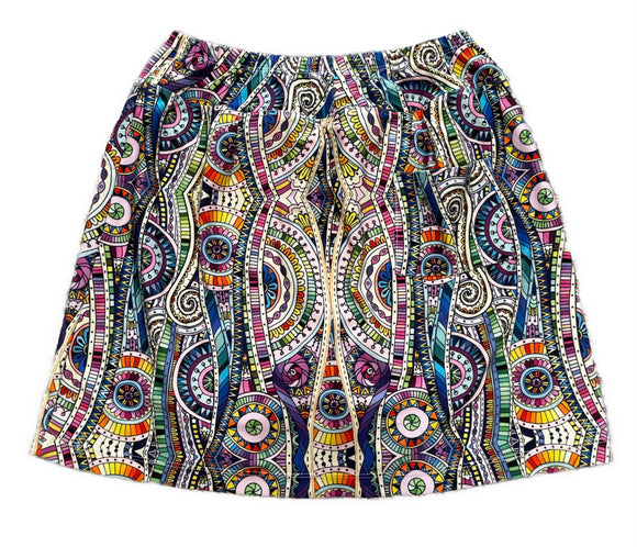 B-Skinz Navy & Purple Patterned Women’s Golf Skort Size M MSP$79