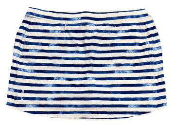 RLX Women's Blue & White Striped Golf Skort Size XL