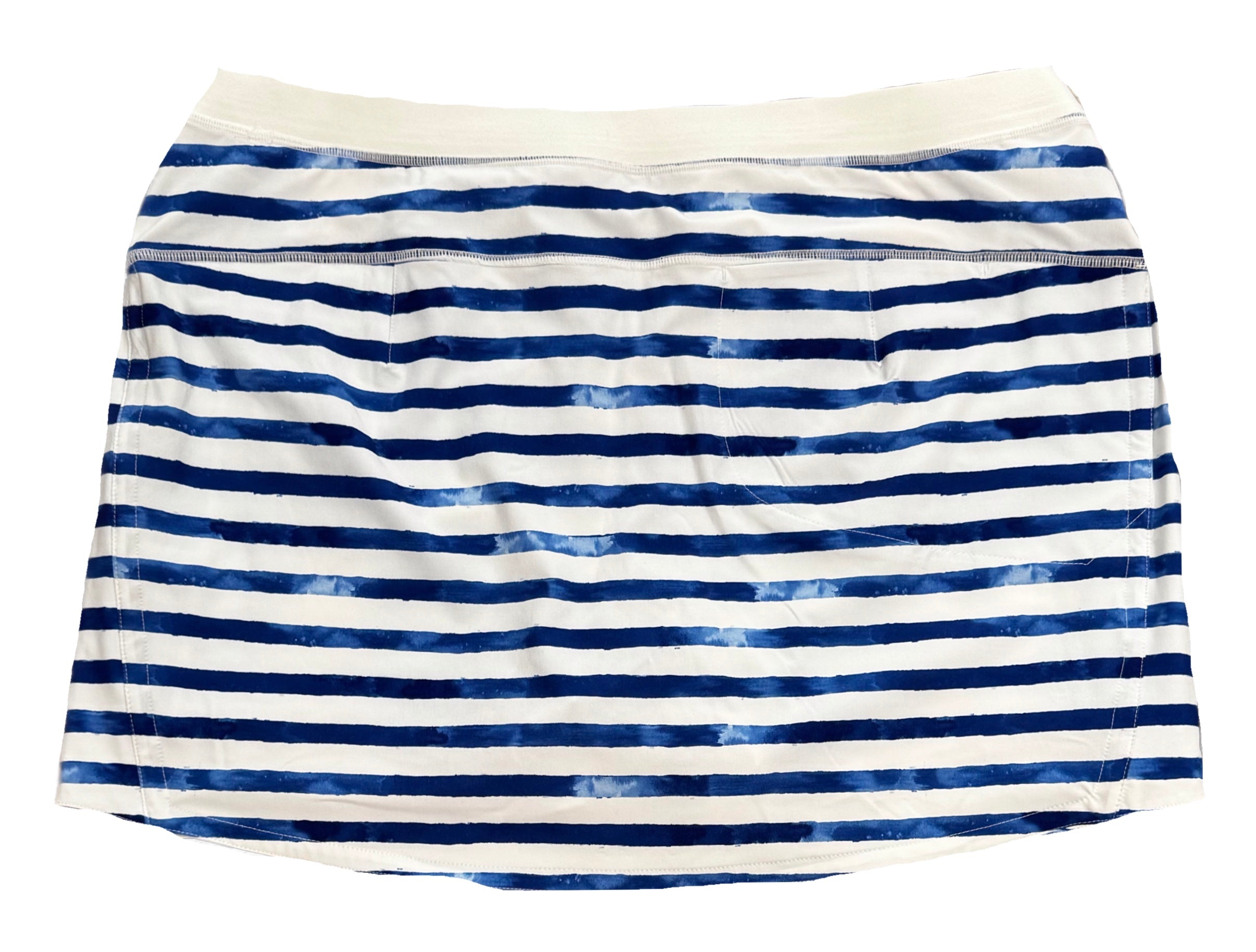 RLX Women's Blue & White Striped Golf Skort Size XL - 0