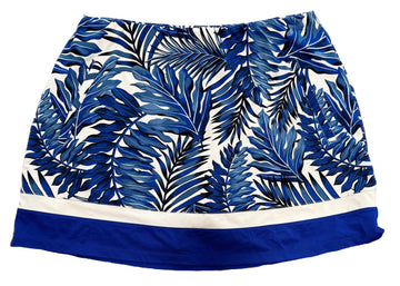 Tail Women's Blue Floral Leaf Print Golf Skort Size L