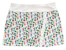 PGA Tour White & Teal Patterned Women's Golf Wrap Skort Size XL-1