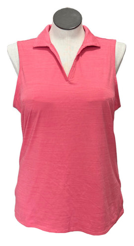 Puma Pink Heathered Women's Sleeveless Golf Top Size XL