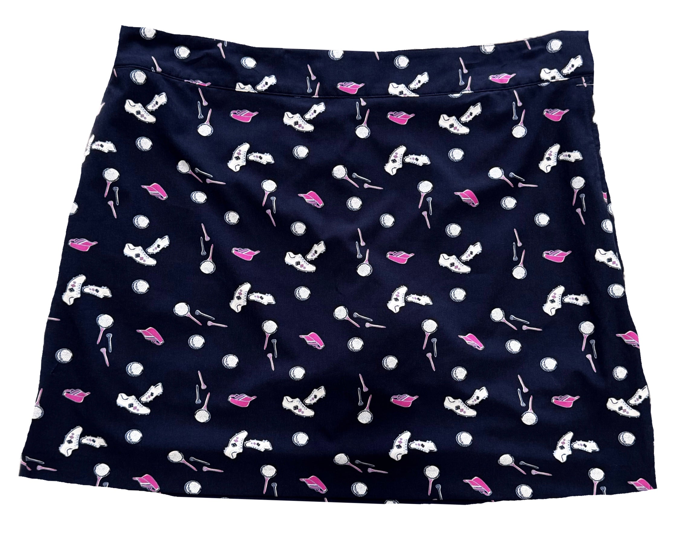 Izod Navy Golf Gear Print Skort Size 14 MSP$65