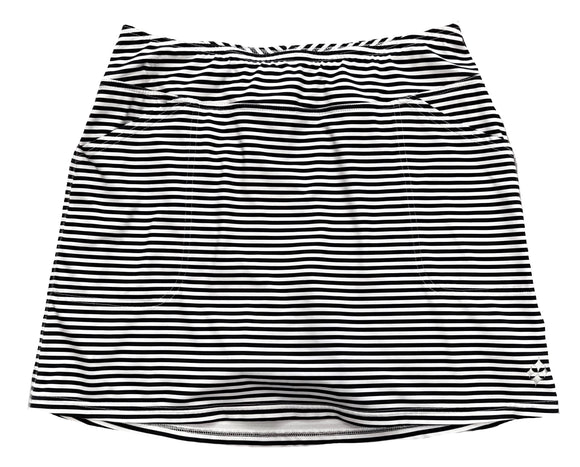 Jofit Black & White Striped Mina Skort - Size L MSP$96
