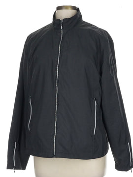 Monterey Club Black Full-Zip Golf Jacket Size L
