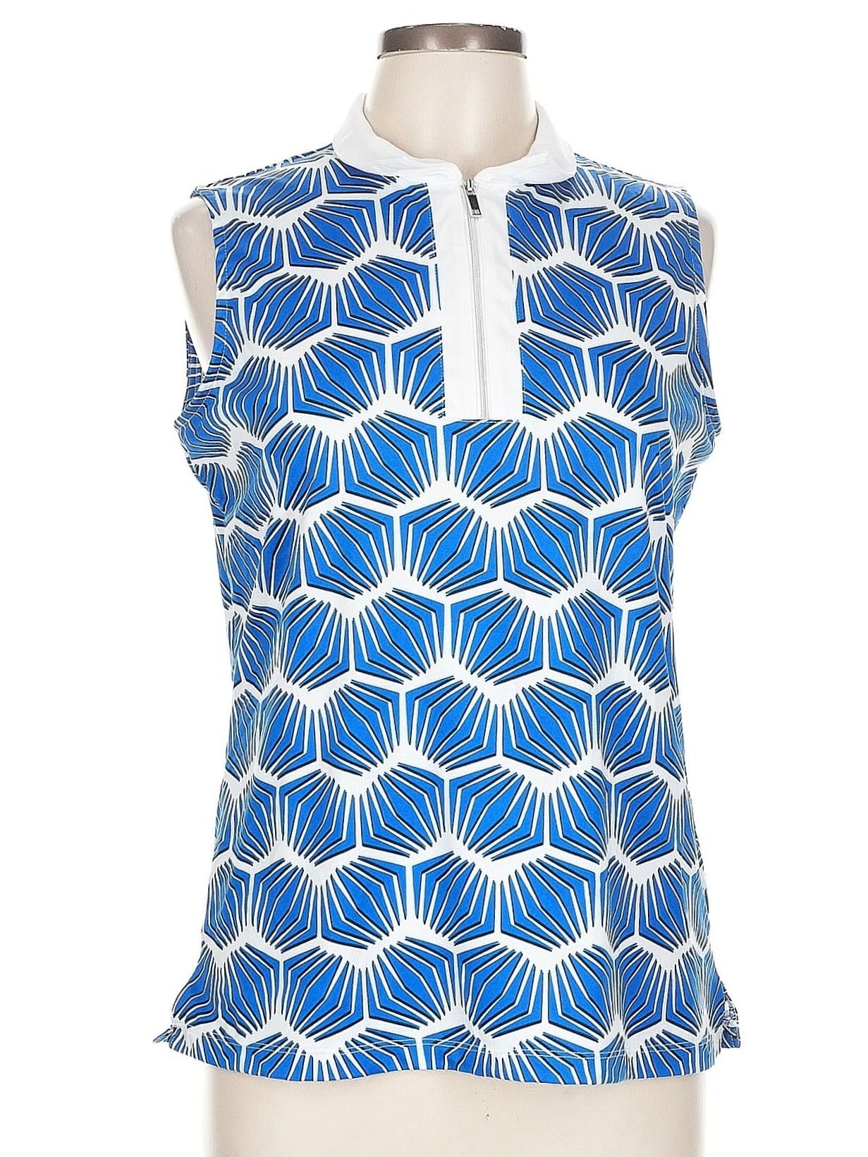 Tail Kyra Sleeveless Golf Top - Palm Bay - Size L MSP$101