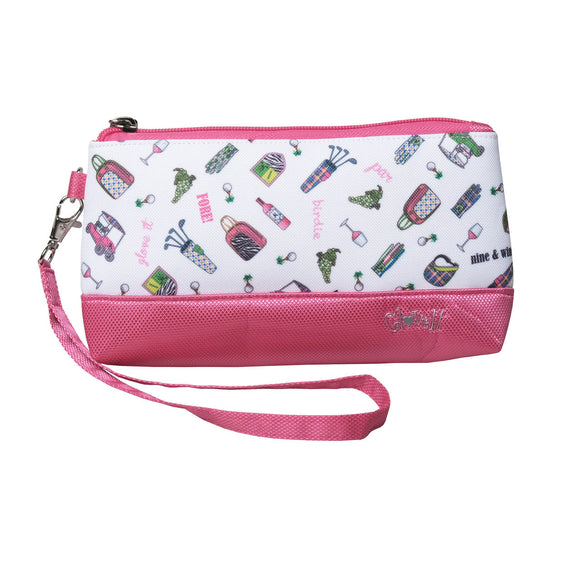 New Glove It Nine & Wine Wristlet