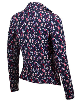 New Adair Navy, Red & Purple Print Women's Golf Pullover Size M MSP$98 - 0