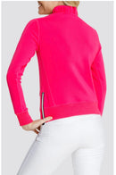 New Tail Women's Condoleezza Vivid Pink Pullover-3