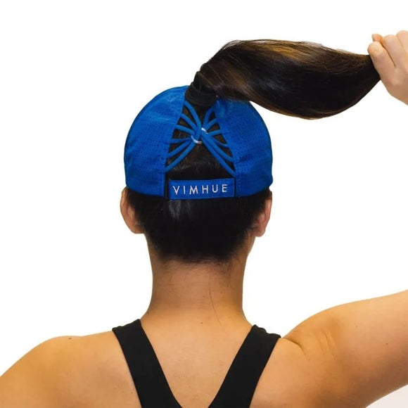 New Vimhue Sun Goddess Pony Tail Hat- Royal Blue MSP$31.50