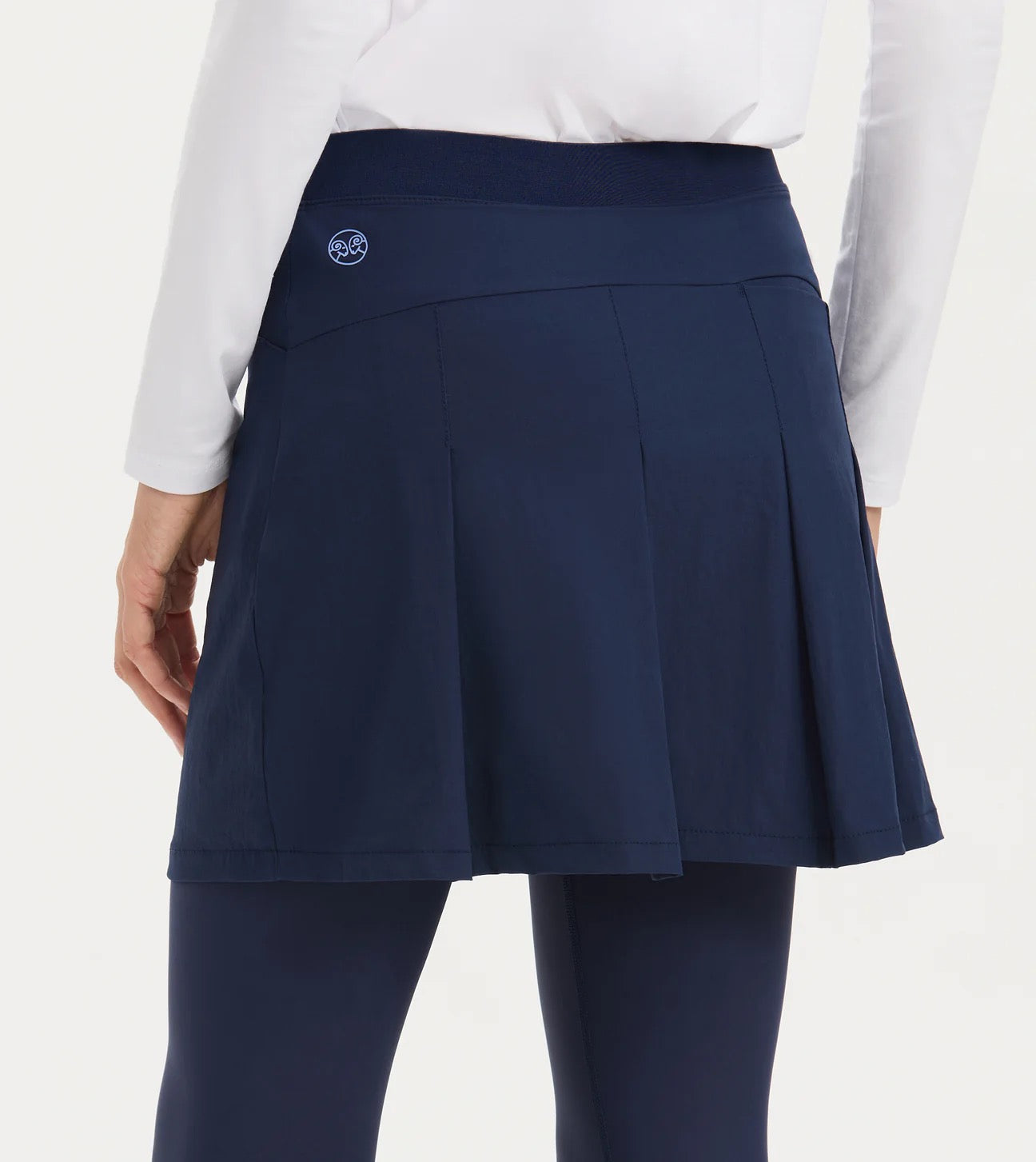 New Renwick Women's Navy Skirted Leggings Size L MSP$125
