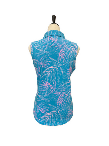 New Sunday Swagger Sleeveless Women's Golf Polo - Capri - 0