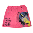 Jamie Sadock Pink “Blah Blah Blah” Golf Skirt Size 4-3