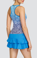 New Tail Activewear Women's Zenni Racerback Tank - Gradient Maze MSP$82-2