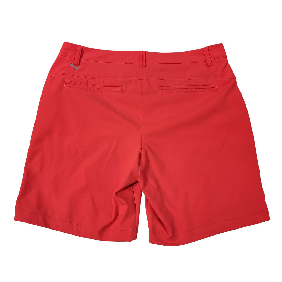 Puma Women's Bright Coral Golf Shorts Size 12 MSP$70