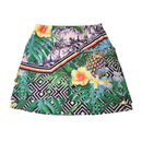 Lucky in Love Green & Yellow Tropical Print Women’s Golf Skort Size M-3