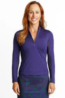 New Amy Sport Katelyn Long Sleeve Golf Top - Regal MSP$144-1