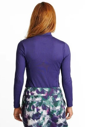 New Amy Sport Katelyn Long Sleeve Golf Top - Regal MSP$144