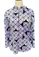 Jamie Sadock Women's Purple & Black Long Sleeve Golf Top Size L MSP$99-1