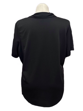 Lady Hagen Black V-neck Golf Polo Size 2X - 0