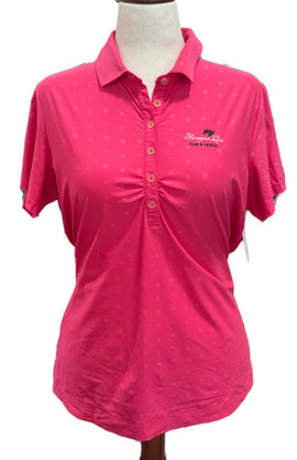Nike Golf  Women’s Tour Performance Hot Pink Polo w/logo