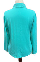 Ibkul Solid Long Sleeve Sunshirt Size L-4