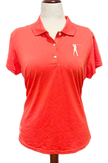New Adidas Climacool Bright Coral Polo w/ Logo Size XL MSP $60