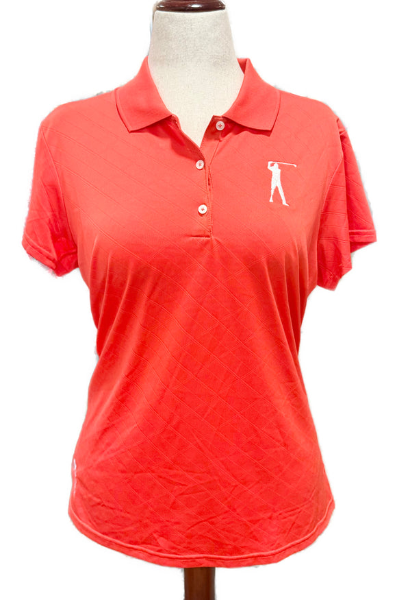 New Adidas Climacool Bright Coral Polo w/ Logo Size XL MSP $60