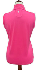 EP NY Hot Pink Sleeveless Zip Mock Golf Top Size L MSP$80-2