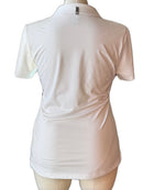 Women's Puma Brushstroke Horizontal Striped Polo Size L MSP$50-3