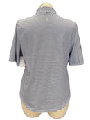 Tommy Bahama Women's Purple & White Striped Golf Polo Size XL MSP$110-2