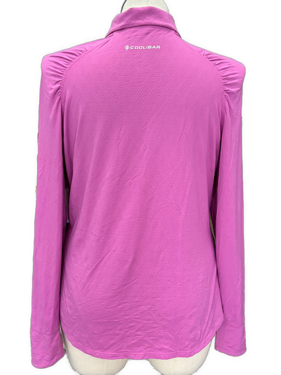 Coolibar Women's Fuchsia Longsleeve Sun Shirt Size XL MSP$85