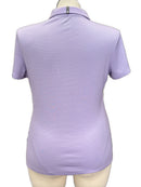 Puma Women's Purple Textured Golf Polo Size XL MSP$60-2
