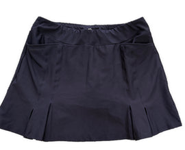 Tail Pull-On Navy Side Pleat Skort Size 12 MSP $88