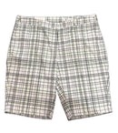 New Greg Norman Green Black & White Plaid Golf Shorts Size 16 MSP$75-1