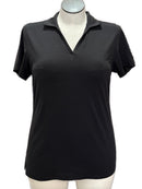 Puma Women's Black Heather Cloudspun Golf Polo Size L MSP$50-2