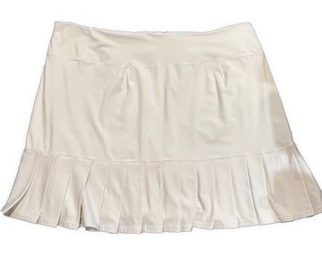 Lady Hagen Women’s White Pull-on Pleated Golf Skort Size 3X - 0