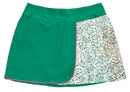 Lady Hagen Green & White Tropical Leaf Print Golf Skort Size 3X-1
