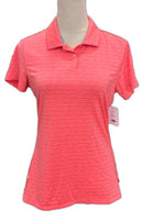 Puma Coral Heathered Women's Short Sleeve Golf Top Size S-1