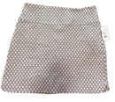 S.C. & CO. White w/Black Clover Pattern Women's Golf Skort Size M-1
