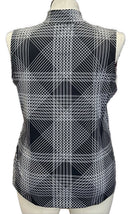 Tail Black & White Patterned Women's Sleeveless Golf Top w/Flower Size XL-2