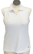 Slazenger Women's White Sleeveless Golf Top Size L-1