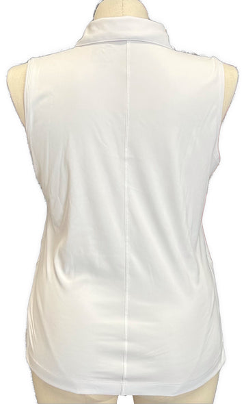Slazenger Women's White Sleeveless Golf Top Size L - 0