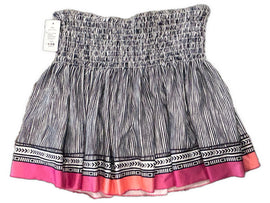 Lucky in Love Navy & White Striped Women's High Waist 15.5” Skort Size XL