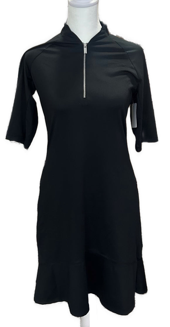 Tail White Label Women's Black Short Sleeve Golf Dress Size XS