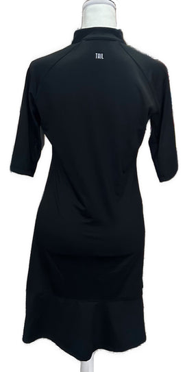 Tail White Label Women's Black Short Sleeve Golf Dress Size XS - 0