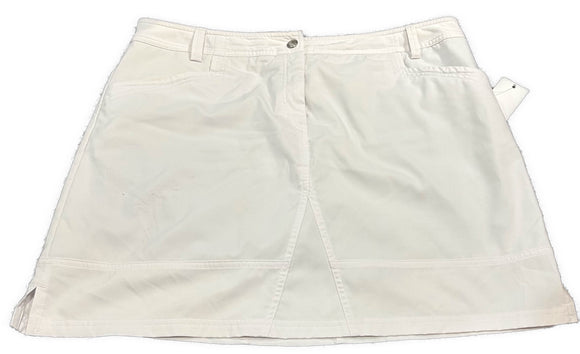 Nivo Women's White 19” Golf Skort Size 14