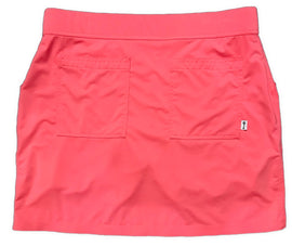 Belyn Keystone Jersey Coral Melon 17" Skort Size M MSP$108 - 0